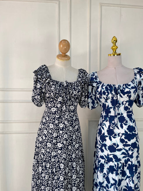 Spring Cotton Floral Dresses